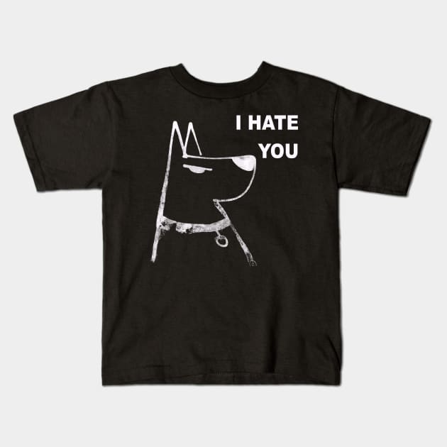 I hate you Kids T-Shirt by rail_rz